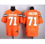 nike nfl jerseys cleveland browns #71 shelton orange[Elite][new style]