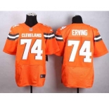 nike nfl jerseys cleveland browns #74 erving orange[Elite][new style]
