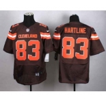 nike nfl jerseys cleveland browns #83 hartline brown[Elite][new style]