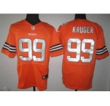 nike nfl jerseys cleveland browns #99 kruger orange[Elite][kruger]