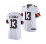 Cleveland Browns #13 Odell Beckham Jr White 2020 Vapor Limited Jersey