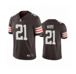 Cleveland Browns #21 Denzel Ward Brown 2020 Vapor Limited Jersey