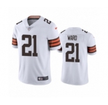 Cleveland Browns #21 Denzel Ward White 2020 Vapor Limited Jersey