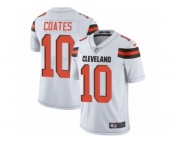 Men Nike Cleveland Browns #10 Sammie Coates White Vapor Untouchable Limited Player NFL Jersey