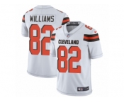 Men Nike Cleveland Browns #82 Kasen Williams White Vapor Untouchable Limited Player NFL Jersey