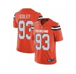 Men Nike Cleveland Browns #93 Trevon Coley Orange Alternate Vapor Untouchable Limited Player NFL Jersey