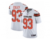 Men Nike Cleveland Browns #93 Trevon Coley White Vapor Untouchable Limited Player NFL Jersey