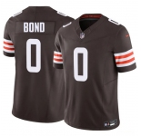 Men's Cleveland Browns #0 Isaiah Bond Brown 2026 Draft F.U.S.E. Vapor Limited Football Stitched Jersey