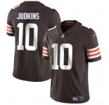 Men's Cleveland Browns #10 Quinshon Judkins Brown 2025 Vapor Limited Football Stitched Jersey