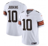Men's Cleveland Browns #10 Quinshon Judkins White 2025 Vapor Limited Football Stitched Jersey
