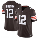 Men's Cleveland Browns #12 Denzel Boston Brown 2026 Draft F.U.S.E. Vapor Limited Football Stitched Jersey