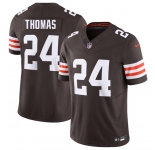 Men's Cleveland Browns #24 Daniel Thomas Brown 2026 F.U.S.E. Vapor Limited Football Stitched Jersey