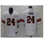 Men's Cleveland Browns #24 Nick Chubb White 1946 Vapor Untouchable Limited Jersey