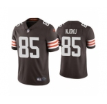 Men's Cleveland Browns #85 David Njoku 2021 Brown Vapor Untouchable Limited Stitched Football Jersey
