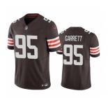 Men's Cleveland Browns #95 Myles Garrett Brown 2023 F.U.S.E. Vapor Untouchable Limited Stitched Jersey