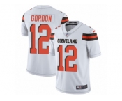 Men's Nike Cleveland Browns #12 Josh Gordon Vapor Untouchable Limited White NFL Jersey