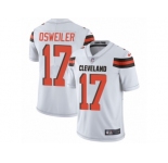Men's Nike Cleveland Browns #17 Brock Osweiler Vapor Untouchable Limited White NFL Jersey