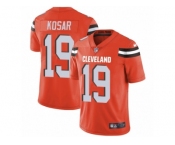 Men's Nike Cleveland Browns #19 Bernie Kosar Vapor Untouchable Limited Orange Alternate NFL Jersey