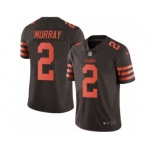 Men's Nike Cleveland Browns #2 Patrick Murray Limited Brown Rush NFL Jersey