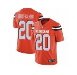 Men's Nike Cleveland Browns #20 Briean Boddy-Calhoun Vapor Untouchable Limited Orange Alternate NFL Jersey