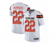 Men's Nike Cleveland Browns #22 Jabrill Peppers White Vapor Untouchable Limited Player NFL Jersey