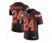 Men's Nike Cleveland Browns #24 Ibraheim Campbell Vapor Untouchable Limited Brown Team Color NFL Jersey