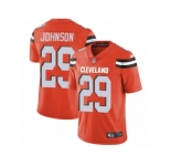 Men's Nike Cleveland Browns #29 Duke Johnson Vapor Untouchable Limited Orange Alternate NFL Jersey