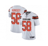 Men's Nike Cleveland Browns #58 Christian Kirksey Vapor Untouchable Limited White NFL Jersey