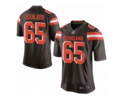 Men's Nike Cleveland Browns #65 Larry Ogunjobi Limited Brown Team Color NFL Jersey