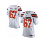 Men's Nike Cleveland Browns #67 Austin Pasztor Limited White NFL Jersey