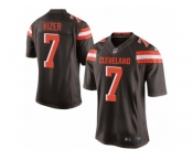 Men's Nike Cleveland Browns #7 DeShone Kizer Limited Brown Team Color NFL Jersey