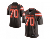 Men's Nike Cleveland Browns #70 Kevin Zeitler Limited Brown Team Color NFL Jersey