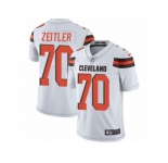 Men's Nike Cleveland Browns #70 Kevin Zeitler Vapor Untouchable Limited White NFL Jersey