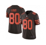 Men's Nike Cleveland Browns #80 Ricardo Louis Limited Brown Rush NFL Jersey