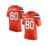 Men's Nike Cleveland Browns #80 Ricardo Louis Limited Orange Alternate NFL Jersey