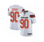 Men's Nike Cleveland Browns #90 Emmanuel Ogbah Vapor Untouchable Limited White NFL Jersey