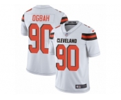 Men's Nike Cleveland Browns #90 Emmanuel Ogbah Vapor Untouchable Limited White NFL Jersey