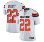 Nike Browns #22 Grant Delpit White Men's Stitched NFL Vapor Untouchable Limited Jersey
