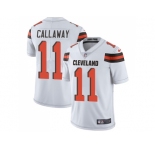 Nike Cleveland Browns #11 Antonio Callaway White Men Stitched NFL Vapor Untouchable Limited Jersey