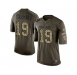 Nike Cleveland Browns #19 Corey Coleman Green Men's Stitched NFL Limited Salute to Service Jersey