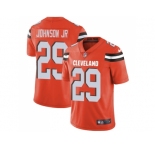 Nike Cleveland Browns #29 Duke Johnson Jr Orange Alternate Men Stitched NFL Vapor Untouchable Limited Jersey