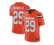 Nike Cleveland Browns #29 Duke Johnson Jr Orange Alternate Men Stitched NFL Vapor Untouchable Limited Jersey