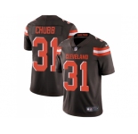 Nike Cleveland Browns #31 Nick Chubb Brown Team Color Men Stitched NFL Vapor Untouchable Limited Jersey