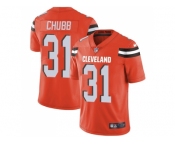 Nike Cleveland Browns #31 Nick Chubb Orange Alternate Men Stitched NFL Vapor Untouchable Limited Jersey