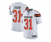 Nike Cleveland Browns #31 Nick Chubb White Men Stitched NFL Vapor Untouchable Limited Jersey
