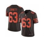 Nike Cleveland Browns #63 Austin Corbett Brown Men Stitched NFL Limited Rush Jersey