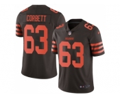 Nike Cleveland Browns #63 Austin Corbett Brown Men Stitched NFL Limited Rush Jersey