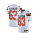 Nike Cleveland Browns #63 Austin Corbett White Men Stitched NFL Vapor Untouchable Limited Jersey