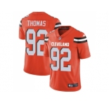 Nike Cleveland Browns #92 Chad Thomas Orange Alternate Men Stitched NFL Vapor Untouchable Limited Jersey