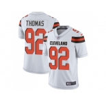 Nike Cleveland Browns #92 Chad Thomas White Men Stitched NFL Vapor Untouchable Limited Jersey